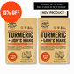 TURMERIC + LIONS MANE